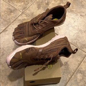 Vibram Brown and Pink FiveFingers Footwear